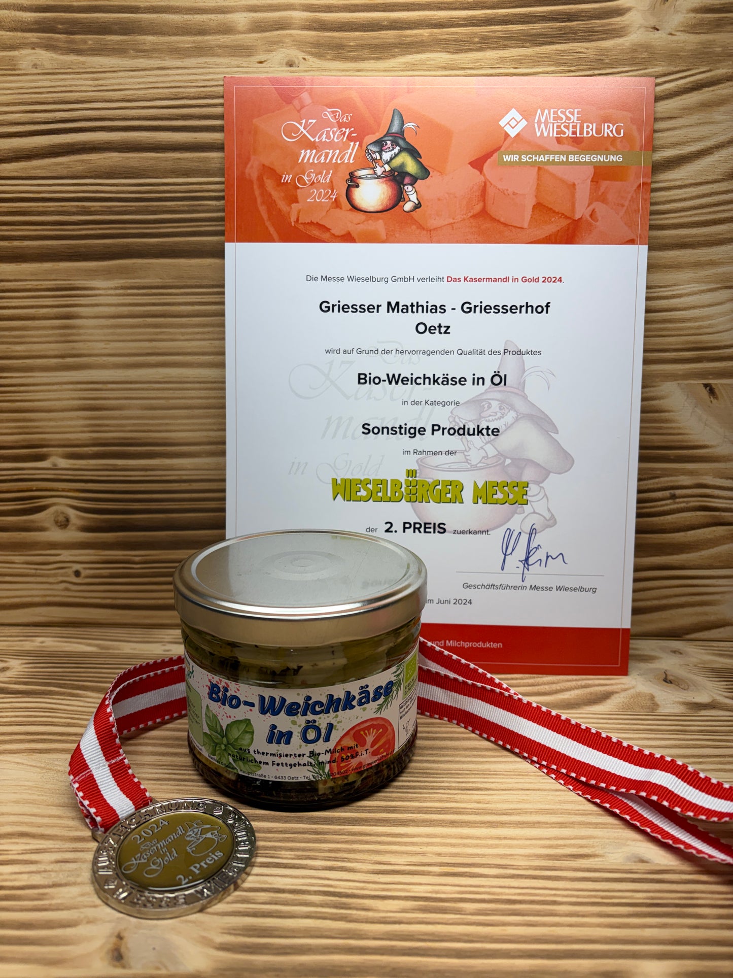 Bio-Weichkäse in Öl 250g/475ml