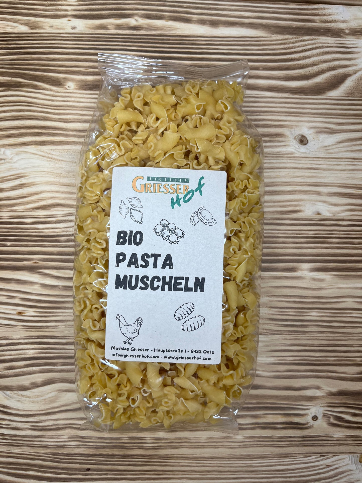Bio-Pasta Muscheln 500g
