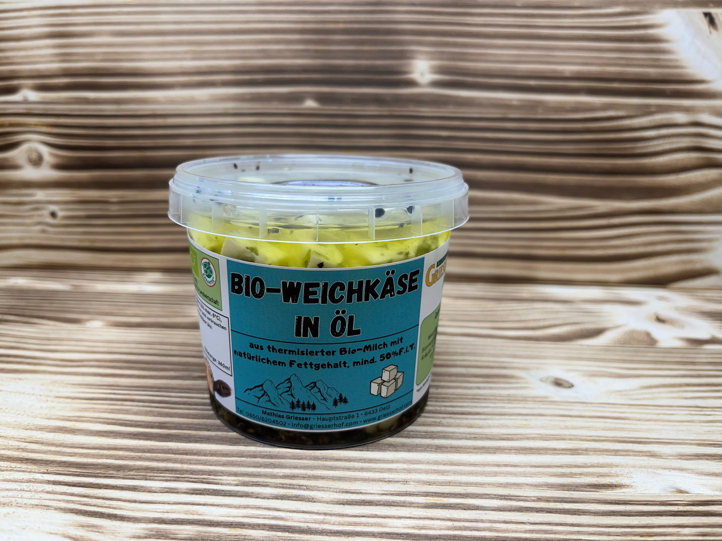 Bio-Weichkäse in Öl 360ml