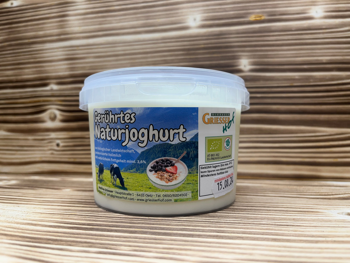 Bio-Naturjoghurt 0,5 Liter