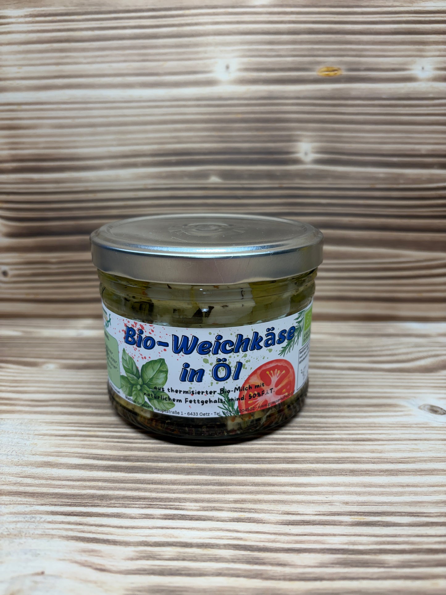 Bio-Weichkäse in Öl 250g/475ml